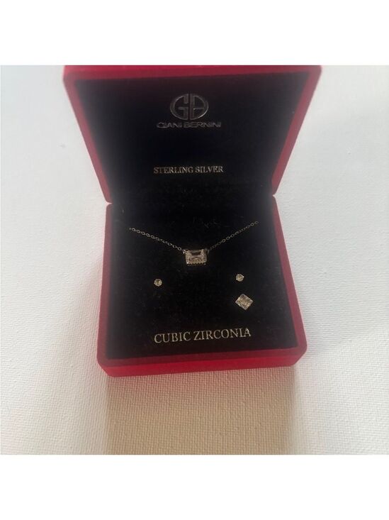 Giani Bernini Jewelry - Giani Bernini Silver Necklace and Earring Set